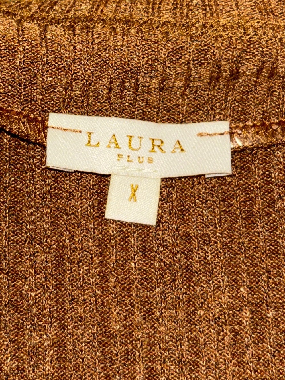 Laura Plus Open Front Ribbed Cardigan – Size X - Picture 2 of 12